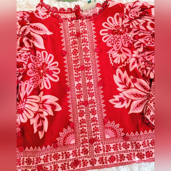 NWT Farm Rio Blouse Sz Medium - Picture 4 of 6